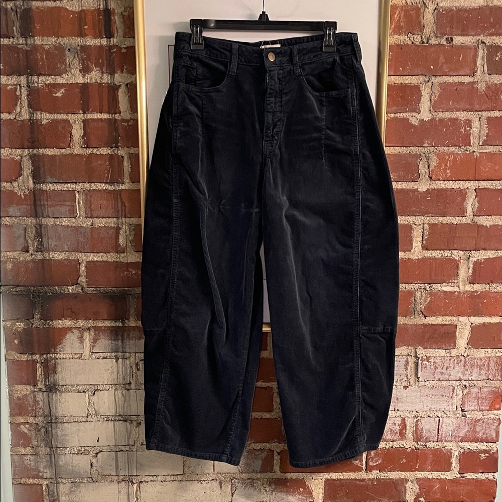 Pilcro Barrel Leg Corduroy Pants